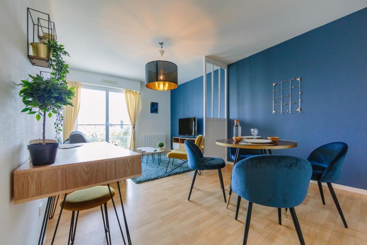 Apartament L'Idylle : T2 De Standing Avec Parking - Gare/Cite Des Congres/Lieu Unique Nantes Zewnętrze zdjęcie